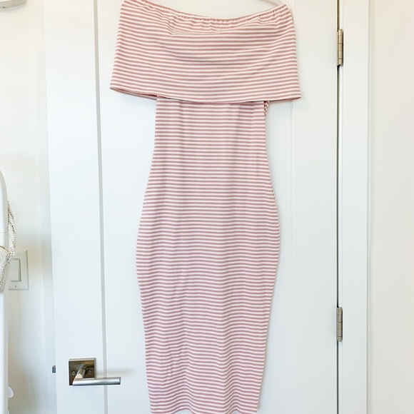 Striped midi dress - Picture 3 of 4